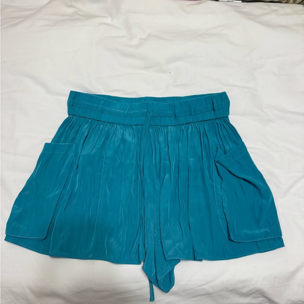 Ramy Brook Teal Women's Shorts